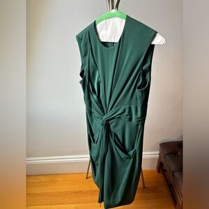 MM LaFleur Taylor dress, size 16, forest green